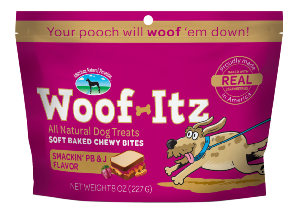 Woof-Itz Smackin' PB & J - American Natural Premium