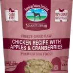 Freeze-Dried Raw Chicken with Apples and Cranberries, front of bag