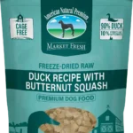Freeze-Dried Raw Duck with Butternut Squash, front of bag