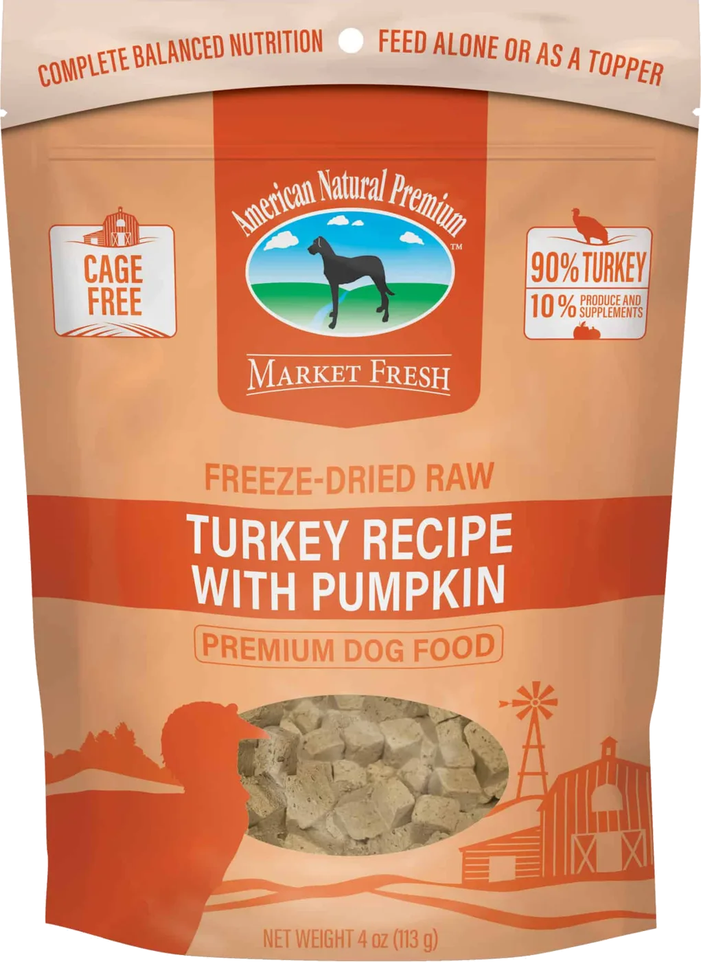 Freeze-Dried Raw Turkey with Pumpkin - American Natural Premium